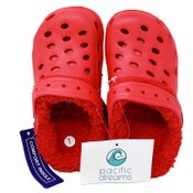 Wholesale - *OUTSIDE OF CA* RED TODDLER FUR LINED CLOG 6-ASST SIZE C/P 12, UPC: 783017954367